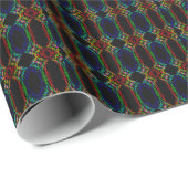 Cadeau Papier clair psychédélique (Coin rond)