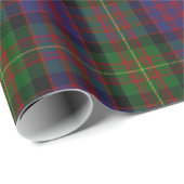 Cadeau Papier Clan Carnegie Tartan (Coin rond)