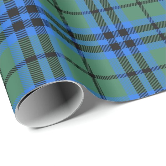 Cadeau Papier Clan Keith Tartan (Coin rond)