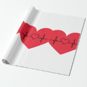 Cadeau papier cœur (Déroulé)