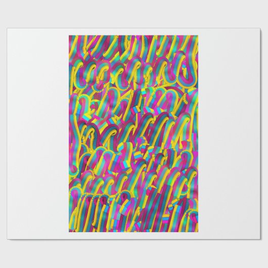 Cadeau Papier coloré (Plat)