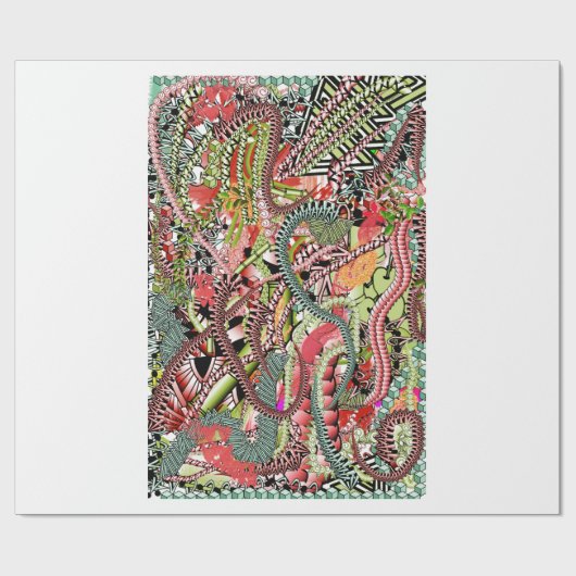 Cadeau Papier coloré (Plat)
