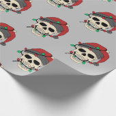 Cadeau Papier Crâne de Vacances (Coin)