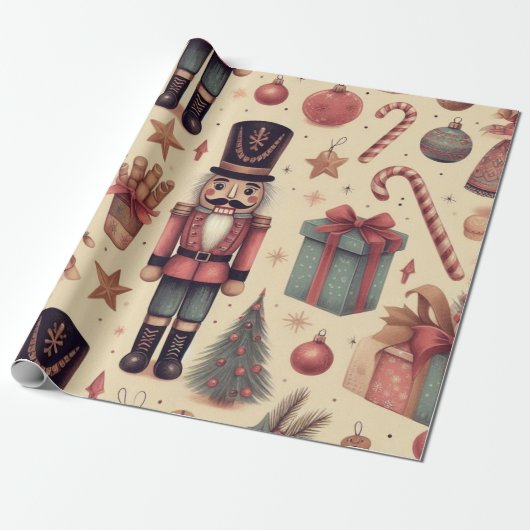 Cadeau Papier craqueur de noix de Noël (Déroulé)