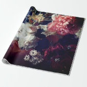 Cadeau Papier d'affiche floral des beaux-arts 60lb (Déroulé)
