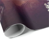 Cadeau Papier d'affiche floral des beaux-arts 60lb (Coin rond)