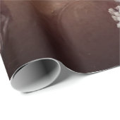 Cadeau Papier d'affiche floral des beaux-arts 60lb (Coin rond)