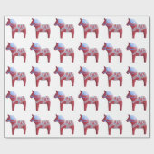 Cadeau Papier Dala Horse Wrapper (Plat)