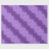 Cadeau Papier Damask Royal Purple Mariage (Plat)