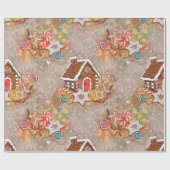 Cadeau Papier de Chambre de pain d'épice et d'enveloppe (Plat)