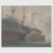 Cadeau Papier de Decoupage de meubles de bateau de vapeur (Plat)