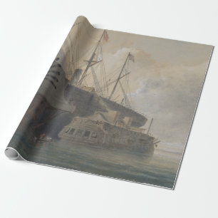 Cadeau Papier de Decoupage de meubles de bateau de vapeur