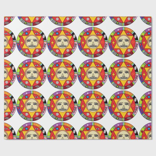 Cadeau Papier de déformation maya (Plat)