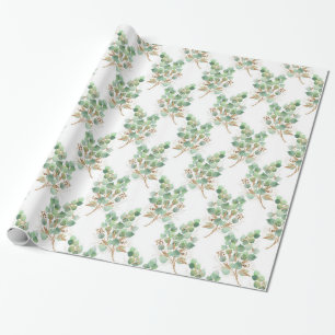 CADEAU PAPIER DE DESIGN EUCALYPTUS LUXUEUX