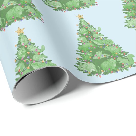 Cadeau Papier de fête des rongeurs cachés (Coin rond)