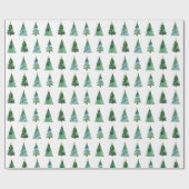Cadeau Papier de fête nordique moderne (Plat)