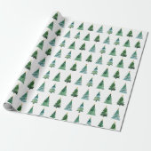 Cadeau Papier de fête nordique moderne (Déroulé)