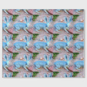 Cadeau Papier de lapin de chance (Plat)