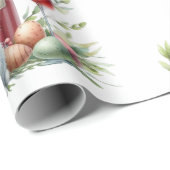 Cadeau Papier de lapin de printemps et d'enveloppement de (Coin rond)