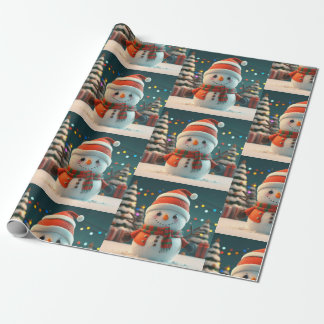 CADEAU PAPIER DE LAVAGE DE LA NEIGE CUTE