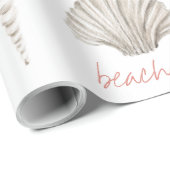 CADEAU PAPIER DE LAVAGE DE PLAGE EN COULEUR D'EAU (Coin rond)