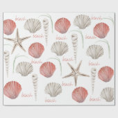 CADEAU PAPIER DE LAVAGE DE PLAGE EN COULEUR D'EAU (Plat)