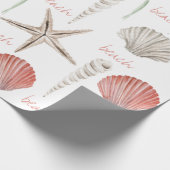 CADEAU PAPIER DE LAVAGE DE PLAGE EN COULEUR D'EAU (Coin)