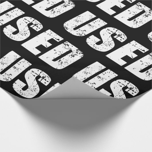 CADEAU PAPIER DE LAVAGE UTILISÉ (Coin)