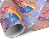 CADEAU PAPIER DE LIVRAISON DES PETITES AMIES DE PLAGE (Coin rond)