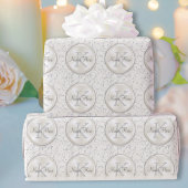 Cadeau Papier de Mariage Monogramme personnalisé