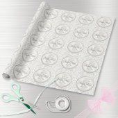 Cadeau Papier de Mariage Monogramme personnalisé