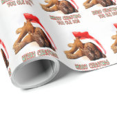 Cadeau Papier de Noël (Coin rond)