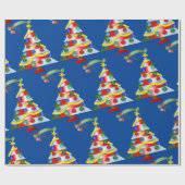 Cadeau Papier de Noël Arbre de Noël (Plat)