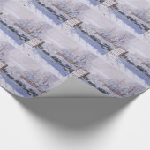 Cadeau Papier de Noël Claude Monet The Magpie (Coin)