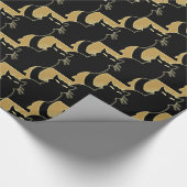 Cadeau Papier de Noël de chat de papier d'emballage de (Coin)