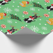 Cadeau Papier de Noël de chien et de chat (Coin)