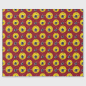 Cadeau Papier de Noël de l'hélicoptère (Plat)