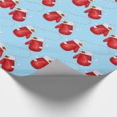 Cadeau Papier de Noël-Les Mittens (Coin)