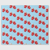 Cadeau Papier de Noël-Les Mittens (Plat)