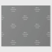 Cadeau Papier de Noël personnalisé (Plat)