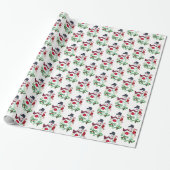 Cadeau Papier de Noël - Snowman de vacances (Déroulé)