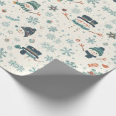 Cadeau Papier de Noël traditionnel/classique (Coin)