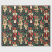 Cadeau Papier de Noël traditionnel/classique (Plat)