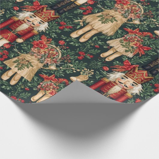 Cadeau Papier de Noël traditionnel/classique (Coin)