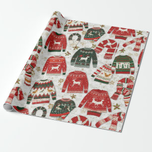 Cadeau Papier de Noël traditionnel/classique
