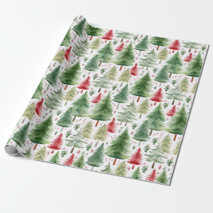 Cadeau Papier de Noël traditionnel/classique