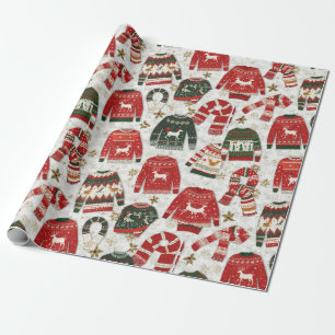 Cadeau Papier de Noël traditionnel/classique