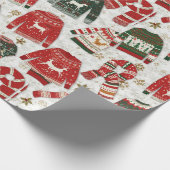 Cadeau Papier de Noël traditionnel/classique (Coin)