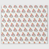 Cadeau Papier de Noël Vache Pays Fromage (Plat)