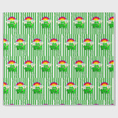 Cadeau Papier de papier de la Saint-Patrick (Plat)